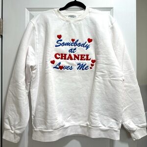Mega Yacht- Somebody at Chanel loves me sweatshirt